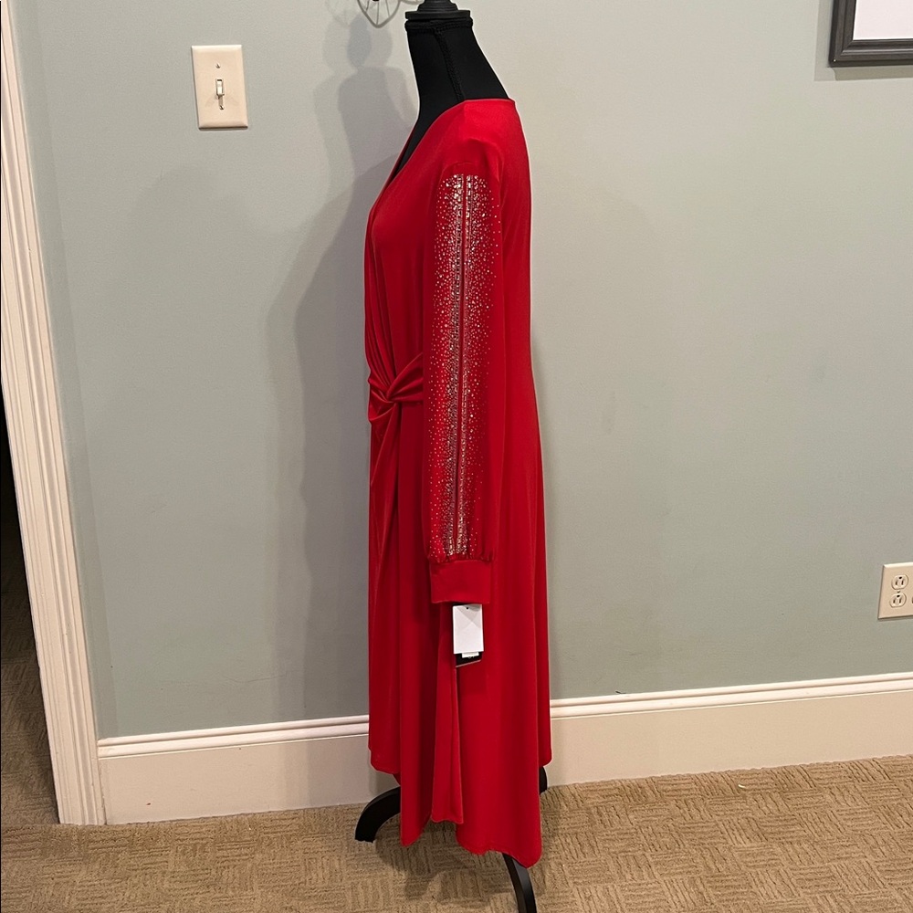 Perceptions Vibrant Red Dress - Picture 5 of 7